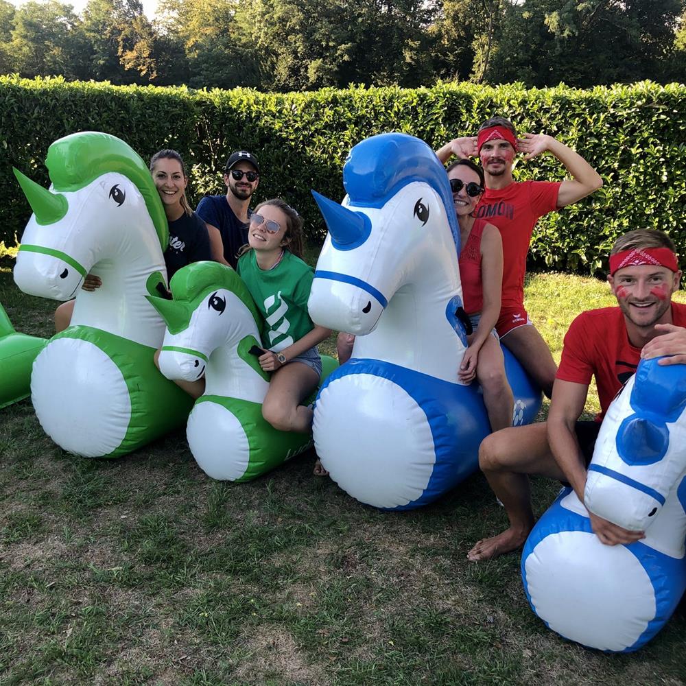 Photo Course de boudins et licornes